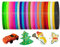 KFG 250 Meter 3D Stift Filament PCL PLA 25 Farben je 10M, 3D Pen Filament 1,75mm 3D-Stift Farben Set für Kinder Niedrige Temperaturen, 3D Zauberstift 3D-Druck Stift Zubehör 1.75mm Fillament