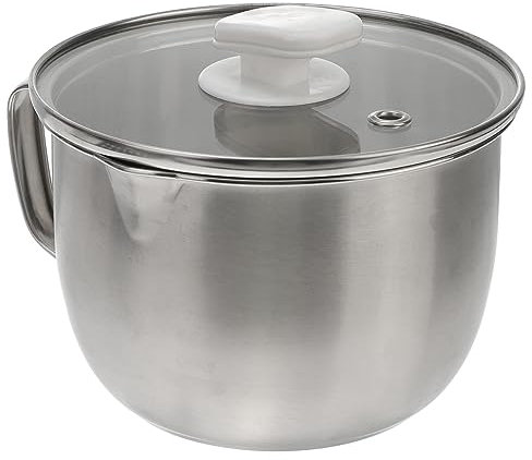 CIYODO Vaso Filtro Olio Pentola Barattolo Di Raccolta Dell'olio Vaschetta Di Separazione Dell'olio Vaso Separatore Di Grassi Filtro Dell'olio Coppa Filtro Olio Acciaio Inossidabile