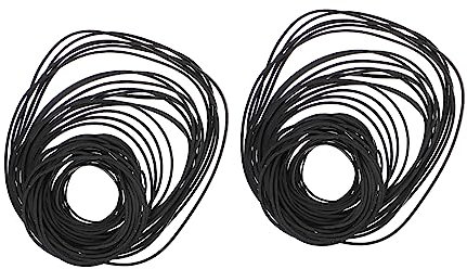 DIYEAH 2Paquets Courroies Entretien pour Enregistreurs et de Courroie Caoutchouc Compatible avec Magnétophones à Cassettes et Chaînes Stéréo