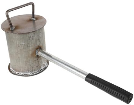 ibasenice Extintor Acero Olla Extintora para Fogatas Dispositivo Portátil De Seguridad para Camping y Emergencias Tapa Diseño