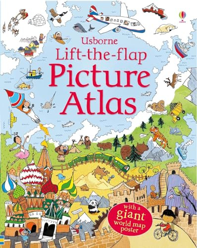 Lift the Flap Atlas: 1 (See Inside): with a giant world map poster