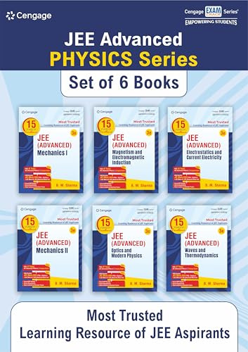 Cengage Physics Combo for JEE Advanced: Mechanics I + Mechanics II + Magnetism & Electromagnetic Induction + Electrostatics & Current Electricity + ... Free Online Assessments & Digital Content