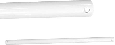 Edm 00977 Tubo Blanco Prolongador para Ventilador Techo, 60 cm