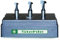 Stehle 3-tlg. HW T-Nutfräser-Set in Holzkassette M5, M6 & M8 - Schaft Ø 8mm