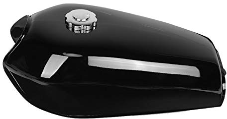 Serbatoio Moto, Lucido Serbatoio Carburante Moto Universale Vintage Capacità 9L per Manutenzione,cisterna