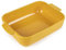 PEUGEOT - Rectangular ceramic casserole dish - 25 cm x 16.8 cm x 6.2 cm - capacity: 1.4 L - 10 year guarantee - saffron yellow