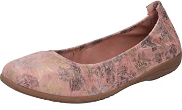 Josef Seibel Damen Klassische Ballerinas Fenja 01,Weite G (Normal),Slipper,Ballerina-Schuhe,Ballett-Schuhe,flach,pink-Multi,44 EU