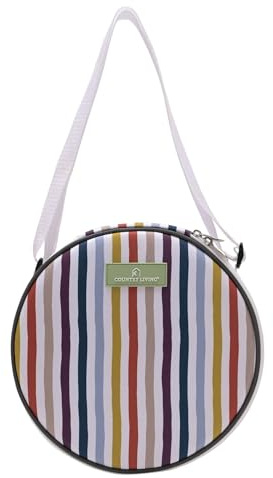 Widdop Country Living Ensemble de 2 sacs de pique-nique pour 2 personnes – 2 couteaux/fourchettes/cuillères, 2 assiettes, 2 verres à vin, 1 décapsuleur – Ensemble élégant de pique-nique d'été pour