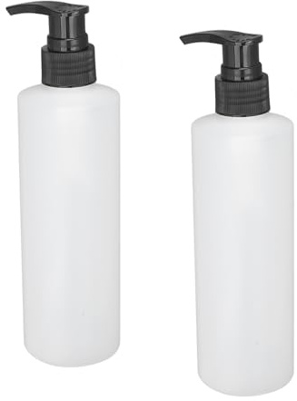 2 St Massageoljeflaska, 250 Ml Massageoljedispenser Återfyllbar återanvändbar Krämschampopumpsdispenser för Massageoljevärmare