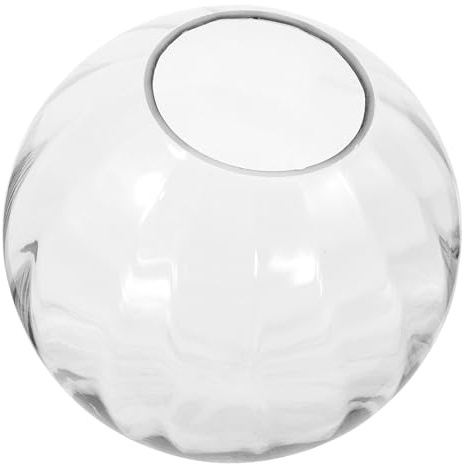 TOKIDNY Paralume in Vetro a 15 CM Coprilampada di Ricambio per Lampada a Sospensione Soffitto Paralume Decorativo in Vetro Bordi Arrotondati per Soggiorno e Camera da
