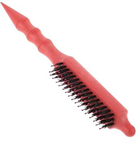 Housoutil Peine para Cabello Bolsa de Aire Naranja, Cepillo de Nailon para Ondas Grandes, Herramienta Masajeadora de Cuero Cabelludo para Peinado y Cardado en Salón, Adecuado para Cabello