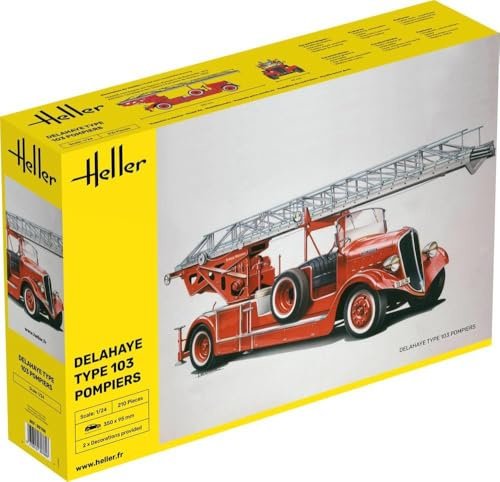 Heller 80780 Modellbausatz Feuerwehr Delahaye Type 103