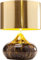 Kare Design Tischlampe Mamo Deluxe Braun/Gold, Tischleuchte, Schreibtischlampe edel, Nachttischlampe, Schreibtischlampe, Leuchtmittel nicht inklusiv, Dekoleuchte, 41x30x30cm (H/B/T)