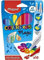 Maped - Filzstifte, Fasermaler COLOR'PEPS MAGIC - abgeschrägte, weiche Spitze - x10 Stifte + 2 magische Filzstifte