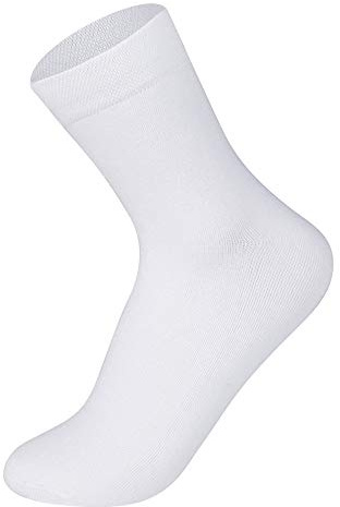 RINTATI Men Cotton Dress Socks 5 Pairs Thin Breathable Everyday Work Socks For Men,Women.