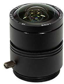 Arducam 120 Degree Ultra Wide Angle CS Lens for Raspberry Pi HQ Camera, 3.2mm Focal Length with Manual Focus