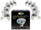 CLAR - Bombilla Halogena, Bombillas Halogenas, Focos Halógenos, Bombillas 12V, Bombillas 12 Voltios, GU5.3 MR16 50W (Pack 10)