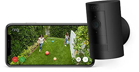 Zertifiziert und generalüberholt Ring Außenkamera Akku(Battery)|Überwachungskamera aussen mit 1080p-HD-Video,WLAN,witterungsbeständig,geeignet für dein Haus & Grundstück|Alexa-kompatible