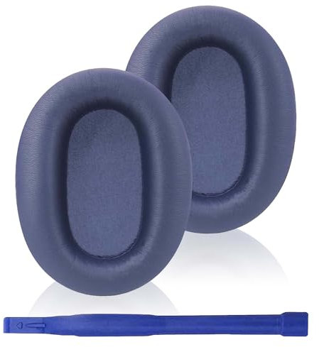 Adhiper WH-CH710N Ear Pads Compatible with Sony WH-CH700N,WH-CH710N,WH-CH720N Headphones, Replacement Ear Pads with Soft Protein Leather and Memory Foam（Blue）