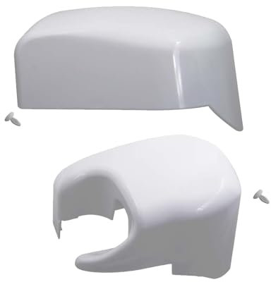 Awning End Cap Cover Compatible with Fiamma F45i Polar White Motorhome 98655-014 Left/Right
