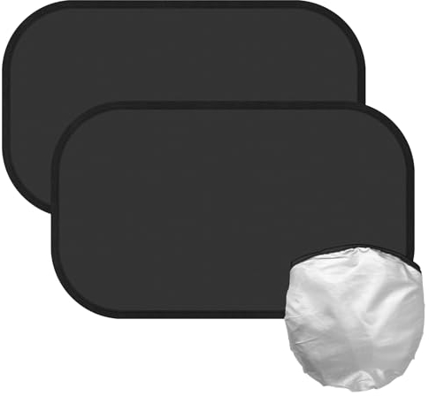 Seitenfenster Sonnenschirm CNMTCCO Auto Sonnenschirm 50 * 30cm 2-Teiliges Set Mit 8 Saugnäpfen Kann Effektiv Verhindern, DASS Ultraviolette Strahlen Auto Baby Und Kinder Sonnenschirm