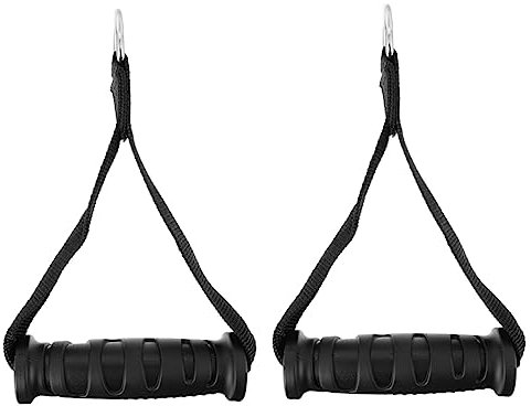 HONMEET 2pcs Heavy Duty Exercise Handle for Resistance Bands Grip for Cable Machines Comfortable Workout Strap for Fitness Training and Gym