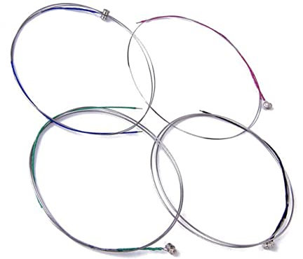 JOINPAYA Nickel Umwickelte Stahlkern Violinensaiten g d a Für Violine Mit Ball-ende Ersatzsaiten Für Anfänger Silberfarbene Geigensaiten Für Vollen Klang Und Einfache Bespielbarkeit