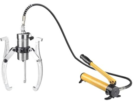 Extracteur de roulement hydraulique avec pompe à main, design à 2 ou 3 mâchoires pour engrenages lourds et retrait de roulements
