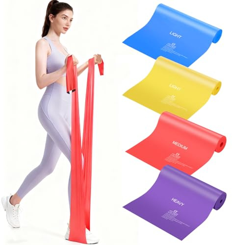 JATEKA Banda Elástica Fitness, Banda de Resistencia en Casa y Gym, Gomas Elásticas Musculacion para Hombre Mujer Entrenamiento de Fuerza, Yoga, Pilates, Versátil, Duradera y Portátil