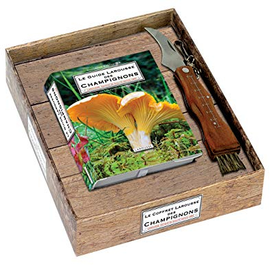 Le coffret Larousse des champignons: 1 livre et 1 couteau à champignons
