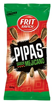 Pipas Graines de Tournesol grillées Mexicana frit Ravich 160grs - lot de 2 unités