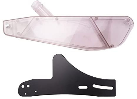 HUFFA Copertura protettiva per da tavolo, 25,4 cm, antipolvere in plastica trasparente, coltello dosatore universale