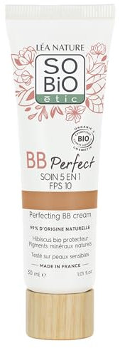 Lea NATURE SO Organic Etic BB 5 in 1 Crema Organica Certificata - Ideale per Pelli Medie, Idratante e Uniforme - Liscio e Lucentezza, Protezione SPF 10