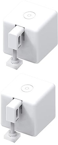 URPIZY 2 interruptores de botón más pulsador de botón inteligente, sin cableado, actualización con interruptor de control táctil