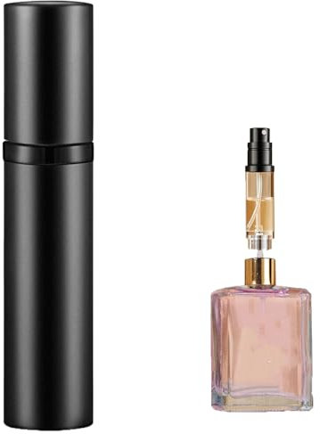 Edksegjcsous Refillable Perfume Atomiser, Travel Size Empty Spray Bottle, Leak-Proof Pocket Size Cologne Dispenser, 5ml Bottom Filling Mini Atomizer for Women & Men