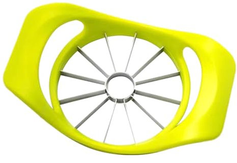 Affettatrice per frutta in acciaio inox, per frutta e verdura per frutta e verdura, affettatrice per frutta manuale da cucina, tagliafrutta con manico ergonomico per tagliare frutta drago,