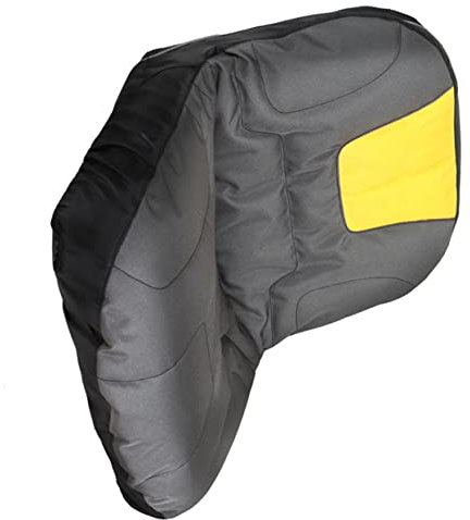 FONDOTIN Copertura Per Sedile Tosaerba Resistente Alle Intemperie, Coprisedile Da Giardino in Poliestere Giallo, Accessorio Per Trattorini Da Equitazione Outdoor