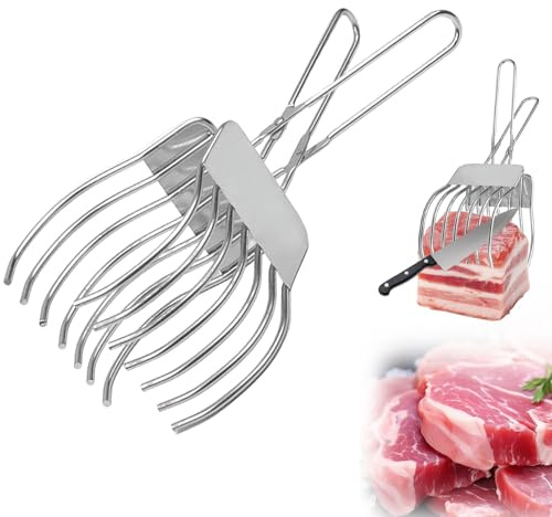 Meat Slicing Guide, Manual Meat Slicers, Portable Meat Slicer for Roasting,Breads Slicer Guide, for Vegetables Fruit Bread Beef, Bread Clamp and Meat, Kitchen Tools