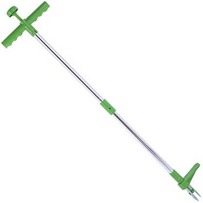 ZASCHMOY Effortless Weed Puller Stand Up Weeder with Long Handle for Garden Lawn - Durable Aluminum and Plastic Design for Removing Thistles, Dandelions, Crabgrass, and Chickweed
