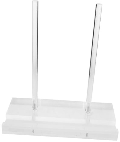 EPIGEIST Clear Acrylic Display Stand Transparent Cookbook Holder for Plate Card Book Menu CD Tablet Multi Purpose Space Saving Tabletop Easel for Cafes Bookstores Galleries