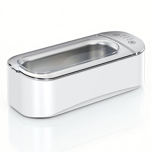 Nettoyeur Ultrasons pour lunettes, 450 ml, avec 3 réglages de temps, pour bijoux, lunettes et montres