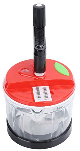 Generic Mélangeur Manuel de Légumes, Broyeur de Légumes pour Gadgets de Cuisine, Mélangeur à Main en Acier Inoxydable, Broyeur Multifonctionnel pour Hacher les et les Fruits (#1)