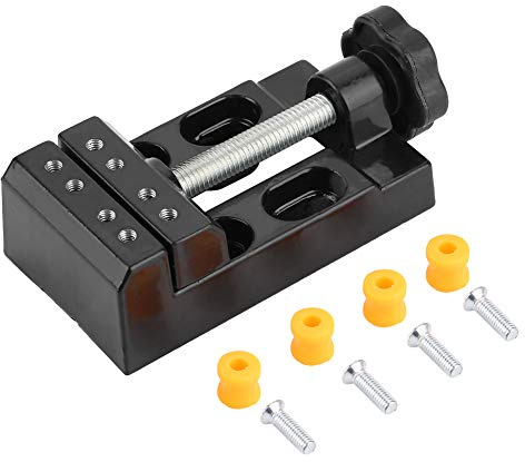 Mini morsa apertura parallela tavolo morsetto banco per scultura artigianato gioielli clip nucleare strumento di intaglio fai te