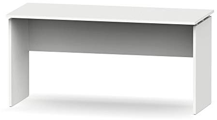 MUEBLES PITARCH | Mesa Despacho, Escritorio Grande de Estudio, Mesa Ordenador, Oficina, Blanca, 76x155x68cm (Alto x Ancho x Fondo) Moderna Modelo Rívoli