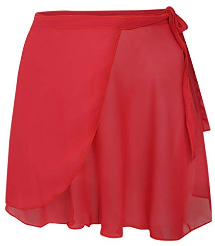 Intermezzo Damen Ballett Rock 7555 Giselle - Farbe: Rot (013) - Größe: XL