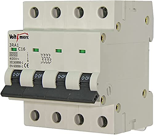 Voltimerc Leitungsschutzschalter, 4-polig, 16 A, 6 Ka