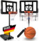 Basketballkorb Outdoor - 305 cm – höhenverstellbar für Kinder – Sack für Zusatzgewicht - Wetterfester Basketballkorb mit Ständer – inkl. Rollen zum Bewegen