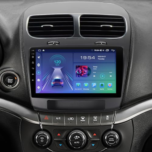 ACAVICA Radio de coche de 9 pulgadas para Fia-t Freemont Dodge Journey 2011-2019 Android 14 2+64 GB Wireless Carplay Android Auto Bluetooth Pantalla táctil Radio Car Stereo GPS WiFi (Radio de coche
