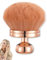 KEMUZ Pinceau de maquillage extra large pour le corps 74 mm - Pinceau kabuki ovale pour fond de teint liquide, poudre, bronzant, crème solaire et outil de maquillage (Or rose)