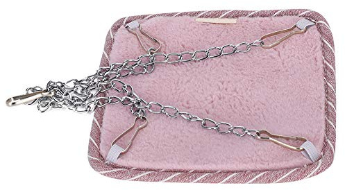 Xiuganpo Hamac pour Petit Animal de Compagnie, Velours Réversible pour Toutes Les Saisons, Lit Suspendu à Boucle Sécurisée, Balançoire pour Petit Animal avec Installation Facile et Lavable à la Main